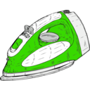 download Clothes Iron clipart image with 270 hue color
