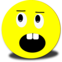 download Angry Surprised Smiley Pink Emoticon clipart image with 90 hue color