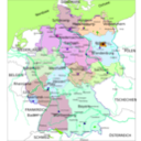download Political Map Of Germany 2 clipart image with 270 hue color