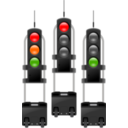 download Mobile Traffic Lights Threesome clipart image with 0 hue color