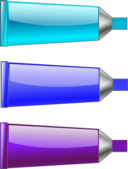 Color Tube Blue Purple Cyan