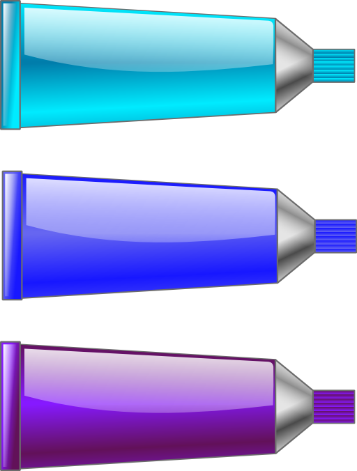 Color Tube Blue Purple Cyan
