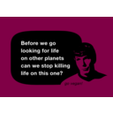 download Spock No Killing clipart image with 135 hue color