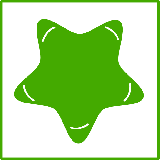 Eco Green Star Icon