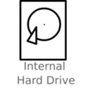download Hard Drive Labelled clipart image with 45 hue color