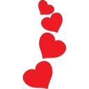 download Red Heart Collection clipart image with 0 hue color