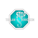 download Stop The Law Terrorism clipart image with 180 hue color