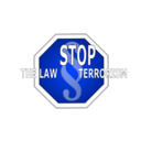 download Stop The Law Terrorism clipart image with 225 hue color