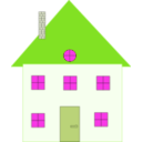 download House 2 clipart image with 90 hue color