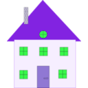 download House 2 clipart image with 270 hue color