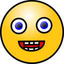 download Emoticons Laughing Face clipart image with 0 hue color