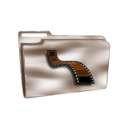 download Folder Icon Plastic Videos clipart image with 0 hue color