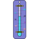 download Room Thermometer Celsius clipart image with 180 hue color