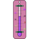 download Room Thermometer Celsius clipart image with 270 hue color