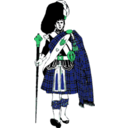download Scottish Highlander clipart image with 90 hue color