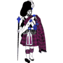 download Scottish Highlander clipart image with 180 hue color