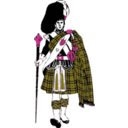 download Scottish Highlander clipart image with 270 hue color