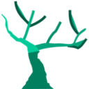 download View Tree clipart image with 45 hue color