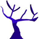 download View Tree clipart image with 135 hue color