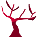 download View Tree clipart image with 225 hue color
