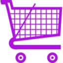 download Cart Medium clipart image with 270 hue color