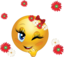 Flowery Smiley Emoticon