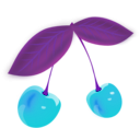 download Cherry clipart image with 180 hue color