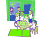 download Clubhouse clipart image with 45 hue color