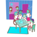 download Clubhouse clipart image with 135 hue color