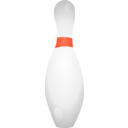 download Bowling Pin Shadows clipart image with 0 hue color