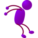 download Stickman clipart image with 90 hue color
