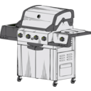 download Barbeque Grill clipart image with 45 hue color
