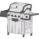 download Barbeque Grill clipart image with 90 hue color