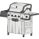 download Barbeque Grill clipart image with 225 hue color