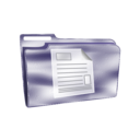 download Folder Icon Plastic Document clipart image with 225 hue color