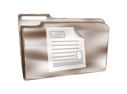Folder Icon Plastic Document
