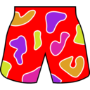 download Colorful Beach Shorts clipart image with 0 hue color