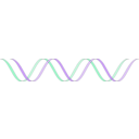 download Stylized Dna clipart image with 270 hue color