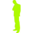 download Thinking Man clipart image with 45 hue color