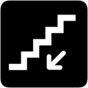 download Aiga Stairs Down Bg clipart image with 135 hue color