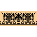 download Greek Arabesque 1 clipart image with 0 hue color
