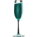 download Champagne Glass Remix 1 clipart image with 135 hue color