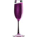 download Champagne Glass Remix 1 clipart image with 270 hue color