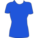download T Shirt Icon clipart image with 225 hue color