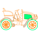 download Old Car clipart image with 270 hue color