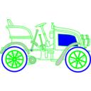 download Old Car clipart image with 0 hue color