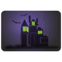 download Haunted House clipart image with 45 hue color
