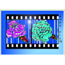 download Rosefilmok clipart image with 225 hue color