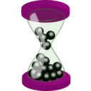 download Hourglass clipart image with 270 hue color