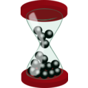 download Hourglass clipart image with 315 hue color